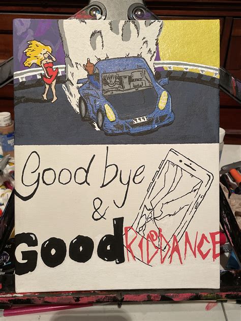 Juice Wrld Goodbye & Good Riddance album cover painting : r/JuiceWRLD