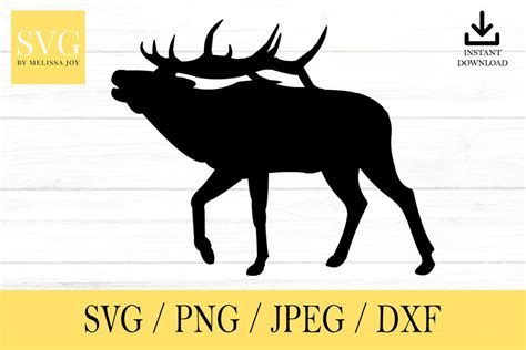 Elk Svg, Animal SVG, Svg, Png, Dxf, Jpeg, Digital Download, Cut File ...