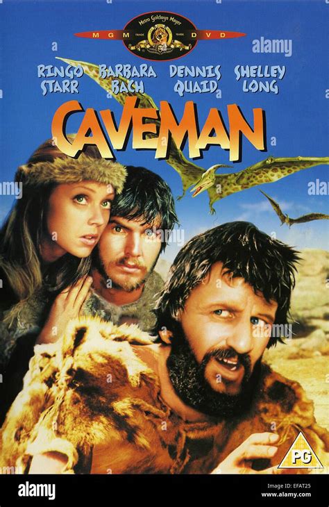 SHELLEY LONG DENNIS QUAID & RINGO STARR POSTER CAVEMAN (1981 Stock ...