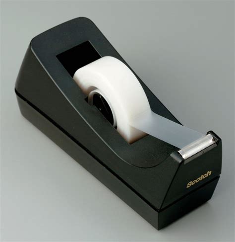 SCOTCH Plastic/Metal Blade/Sand Desktop Tape Dispenser for 1 in Self ...