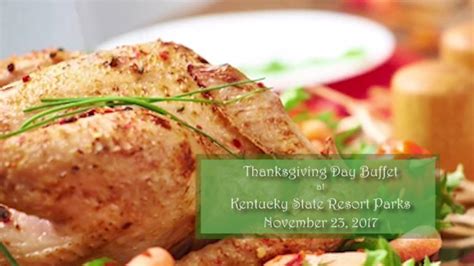 Thanksgiving Day Buffet returns to Kentucky State Parks | Let us cook ...