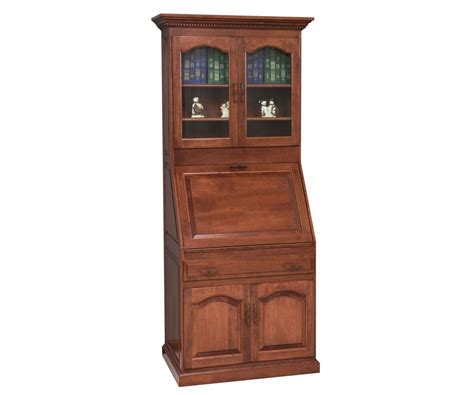 Executive Deluxe Secretary Desk With Doors - Stone's Furniture