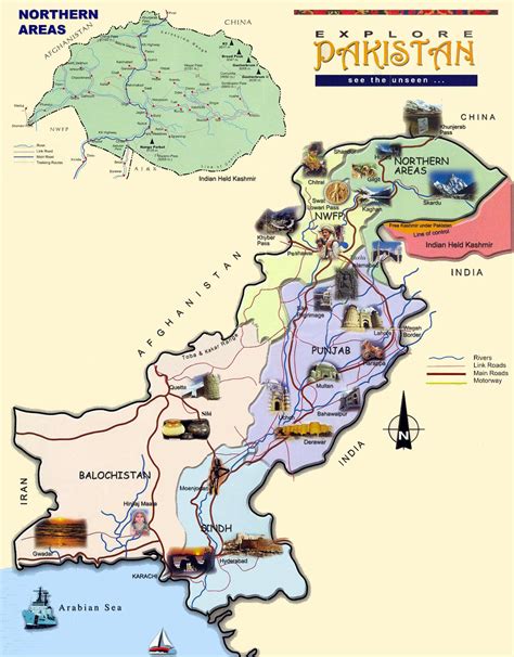 Pakistan Maps | Printable Maps of Pakistan for Download