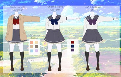 [T-G]Girls School Uniforms by SukoshiMomo on DeviantArt