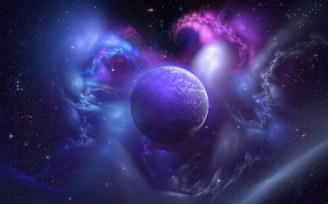 Galaxy with Planets Backrounds - Pics about space