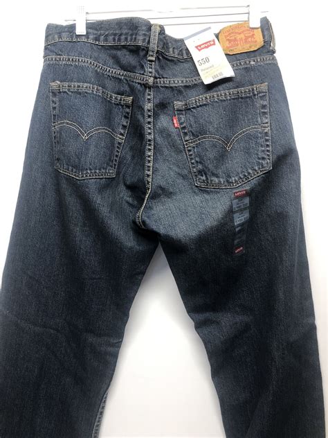 NWT Levis 550 Boys Relaxed Dark Wash Jeans 12 Husky | eBay