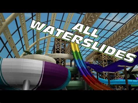 All water slides at wild waterdome waterpark | ROBLOX - YouTube