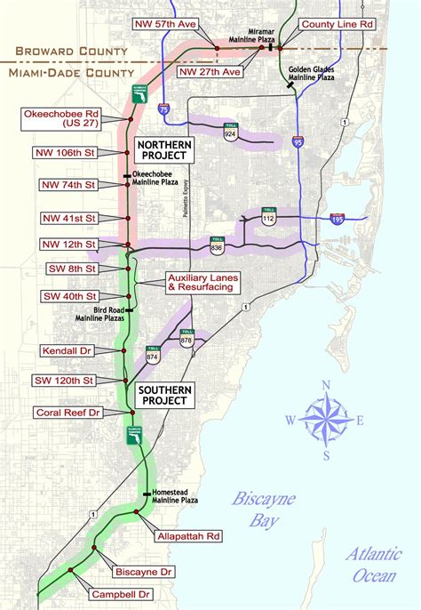 Map Of Florida Turnpike Exits | Florida Map 2018