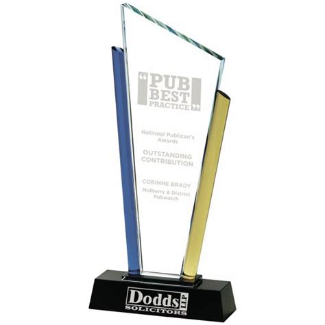 Corporate Glass Award - Glass Trophies from OnlineTrophies