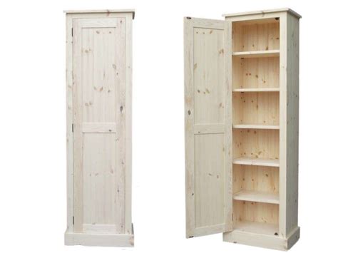 an open and closed wooden bookcase next to each other