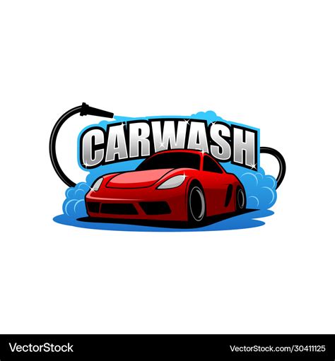 Car wash logo Royalty Free Vector Image - VectorStock