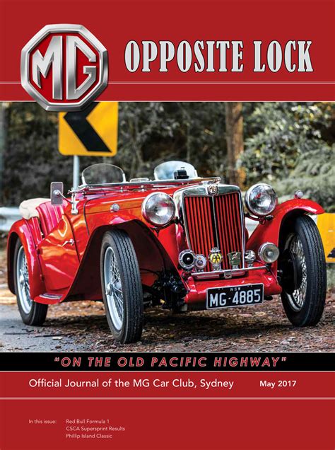 The May 2017 Edition of The Opposite Lock is On Its Way! - The MG Car ...