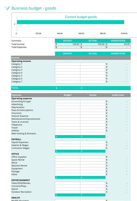 37 Handy Business Budget Templates Excel Google Sheets ᐅ Employee Engagement Budget Template ...