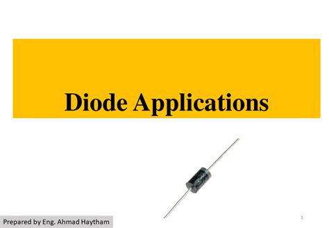 SOLUTION: 7 diode applications part 2 - Studypool