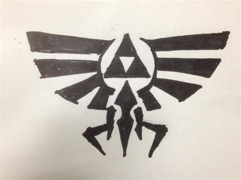 Legend of Zelda Hylian Crest by soulmasterpisces on DeviantArt