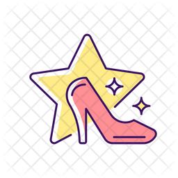 Fashion Show Icon - Download in Colored Outline Style