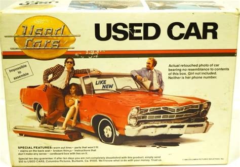 Used Cars The Movie Car | Plastic model kits cars, Model cars kits ...