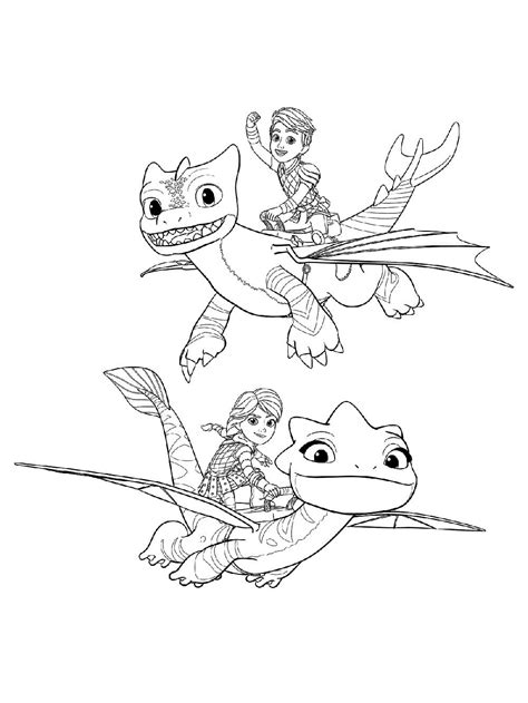 Dragons Rescue Riders Coloring Page. Free Printable Dragons Rescue ...