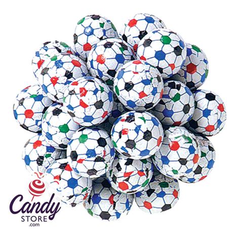 Soccer Balls Candy Milk Chocolate Madelaine 5lb Bulk - CandyStore.com