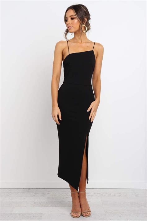 Zahra Dress - Black | Black dress outfit party, Black dresses classy ...