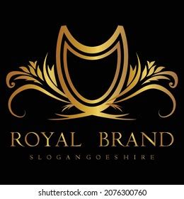 Royal Logo Design Gold Colored Stock Illustration 2076300754 | Shutterstock