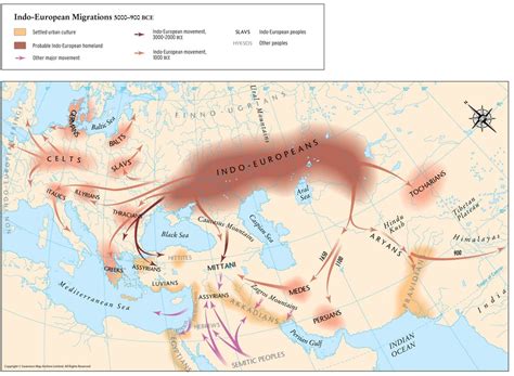 Indo-European Migration Map : MapPorn