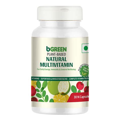 Plant Based Natural Multivitamins by MuscleBlaze at Best Price in India ...