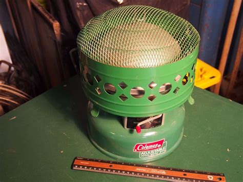 Green Coleman Heater (Coleman Adjustable BTU 3000-5000)