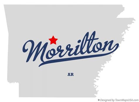 Map of Morrilton, AR, Arkansas