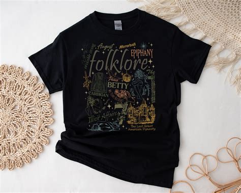 Folklore Tracklist Shirt, Folklore Album Vintage Crewneck Sweatshirt ...