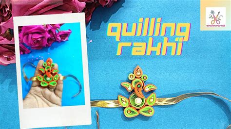 Quilling Rakhi Making Ideas||Part 1||Quilling Ganesh Ji Rakhi Making - YouTube