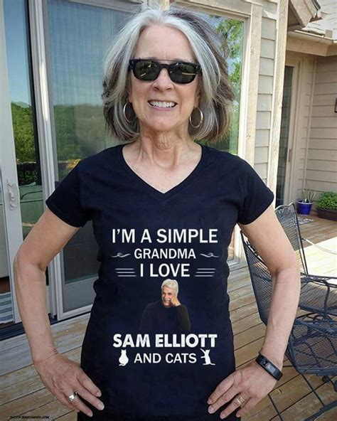 Sam Elliott, Love Sam, T Shirts For Women, Tops, Fashion, Moda, Fashion ...