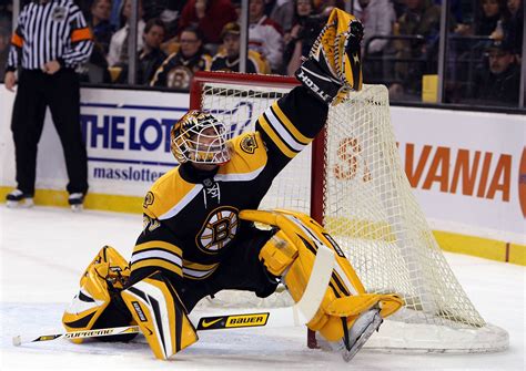 Download Boston Bruins Goalie Wallpaper | Wallpapers.com