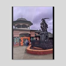 Kennywood Halloween Premium Scoop , an art print by Darrell Tyler - INPRNT