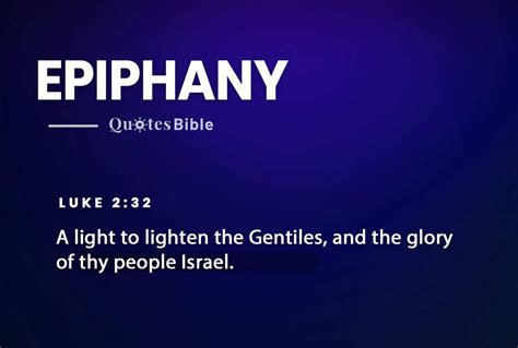 Epiphany Verses From The Bible — Unlocking Divine Insights: Embracing Epiphany Verses From The ...