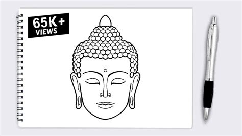 How to draw a Buddha/ gowthama Buddha drawing/buddha drawing step by step/gowthama Buddha ...