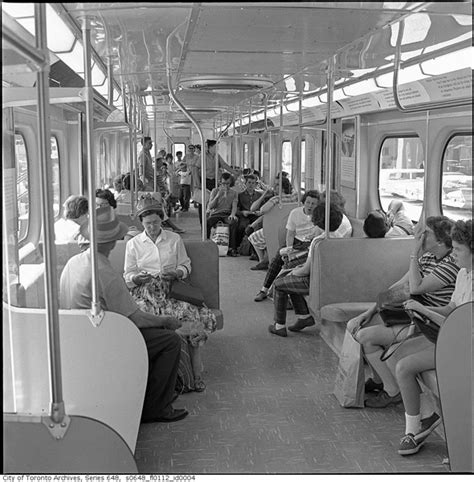 What TTC subway cars looked like back in the day