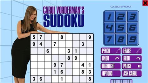 Carol Vorderman's Sudoku (2007) promotional art - MobyGames