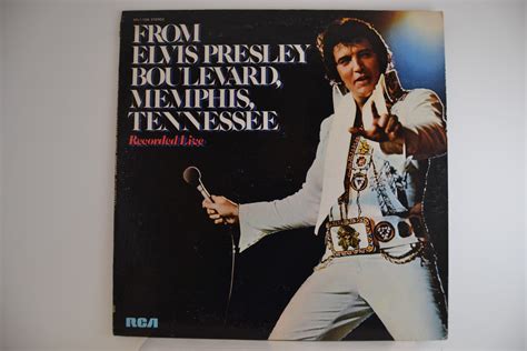 ELVIS PRESLEY : "From Elvis Presley Boulevard, Memphis, Tennessee" - 19 ) - ROCK & ROLL-era LP's ...