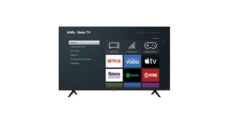 onn. 65 in. 4K UHD LED Roku Smart TV HDR