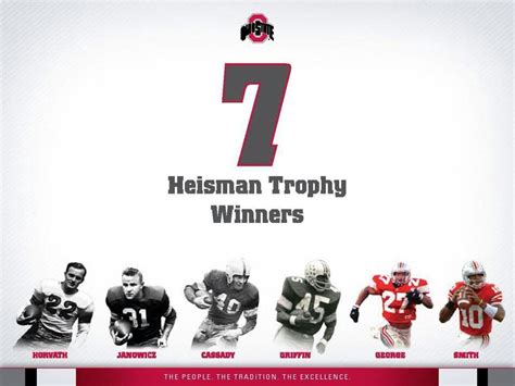 7 HEISMAN TROPHY WINNERS. | Ohio state buckeyes football, Buckeye ...