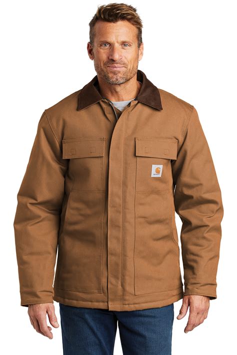 Carhartt Embroidered Men's Duck Traditional Coat - Queensboro