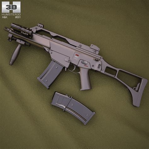 Heckler & Koch G36C 3D model - Weapon on Hum3D