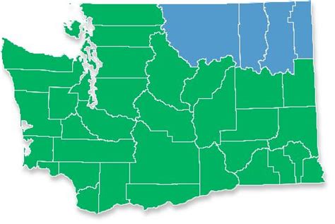 2009 IECC Climate Zone Map - Washington | Climate zones, Map, Climates