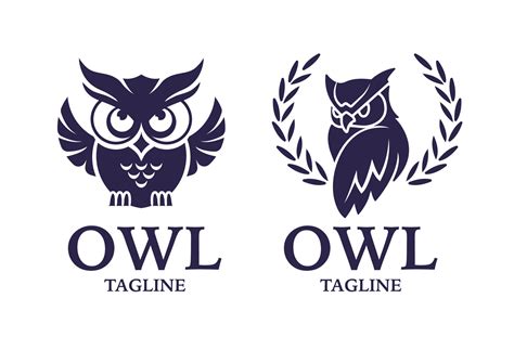 Owl bird logo, education owl, wise owl logo design 13798201 Vector Art at Vecteezy