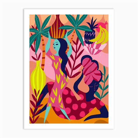 African Market Art Print by Mira Paradies - Fy