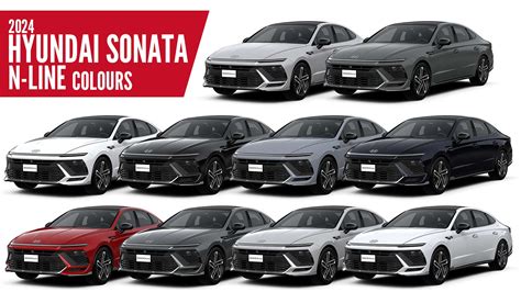 2024 Hyundai Sonata N-Line - All Color Paint Options - Images | AUTOBICS