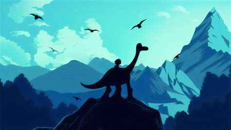 The Good Dinosaur Illustration Wallpaper,HD Movies Wallpapers,4k Wallpapers,Images,Backgrounds ...