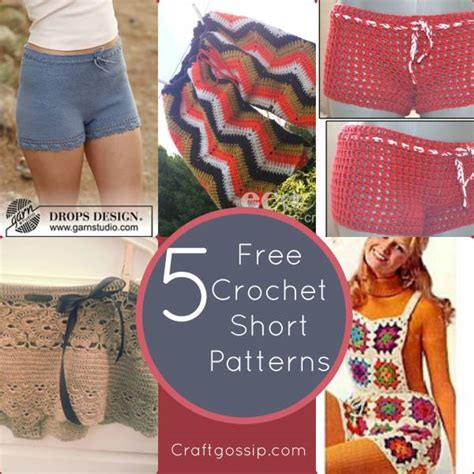 5 Free Crochet Short Patterns – Crochet