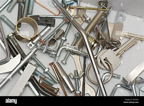 Shiny metal objects Stock Photo - Alamy